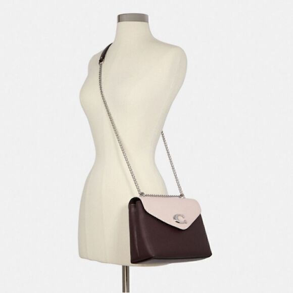New Coach Leather Shoulder & Crossbody Bag In Colorblock - Picture 8 of 16